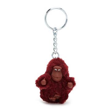 Akcesoria Kipling Sven Extra Small Monkey Keychain Czerwone | PL 1228KO